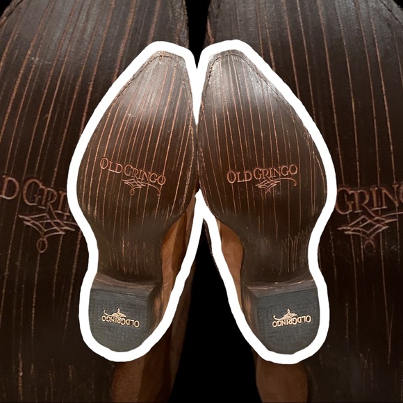 Old Gringo Leopardito Brown Boots 13 inch size 9 New - Picture 8 of 16